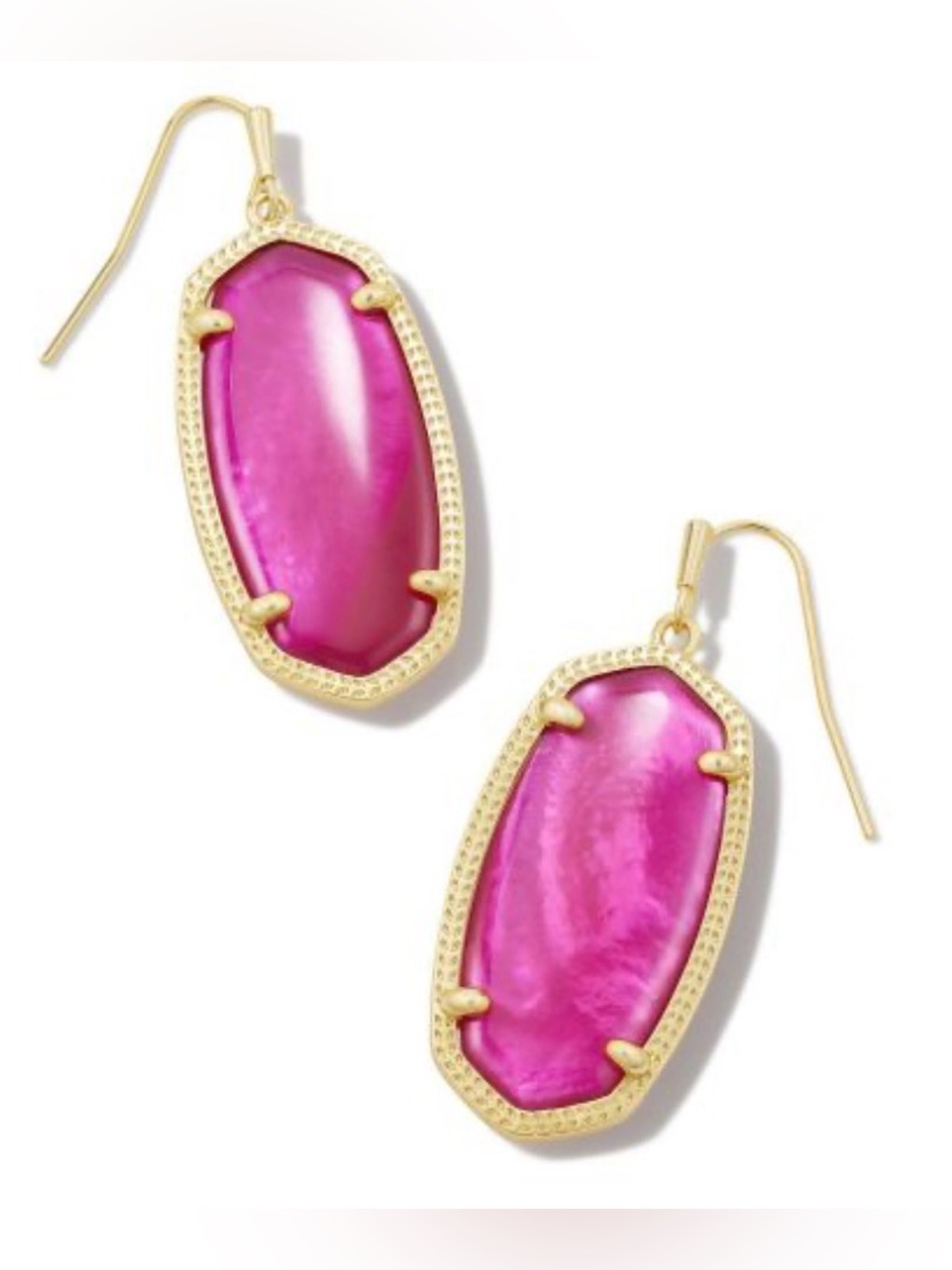 Kendra Scott Elle Drop Earrings in Azalea Illusion - Picture 6 of 9